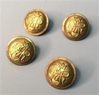 G.A.R. Grand Amy of The Republic Brass Buttons