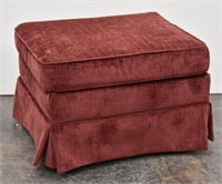 Skirted Upholstered Ottoman