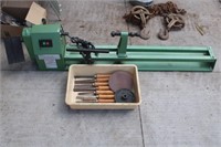 Wood Lathe w/tools