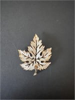 Trifari Gold-Tone Maple Leaf Brooch