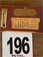 Murfreesboro 1969 Keller Gas Calendar (Den)