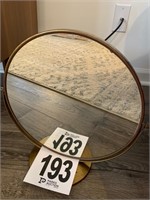 Art Deco Adjustable Mirror (12"D) (Den)