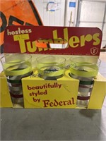 HOSTESS TUMBLERS IN CARDBOARD CARRIER,