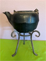 Cast Iron Tea Pot, Antique
