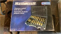 Mastercraft titanium-coated drill bit set