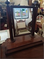 Victorian Mahogany Toilet Mirror