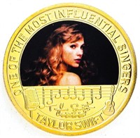 TAYLOR SWIFT - 24kt Gold Overlay Collector Medalli