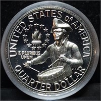 1976 Bicentennial Proof Silver Drummer Boy Quarter