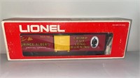Lionel train - Prince Albert box car 6-7702 WITH