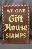 1966 We Give Gift House Stamps Double Sided Steel