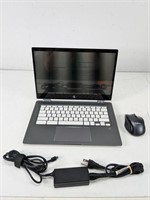 HP Chromebook w/ Cordless Mouse and Charger