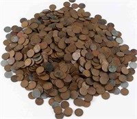 OVER 1500 1940S WHEAT PENNIES TRULY UNSEARCHED LOT