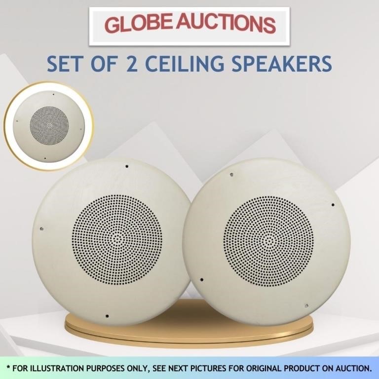 SET OF 2 CEILING SPEAKERS