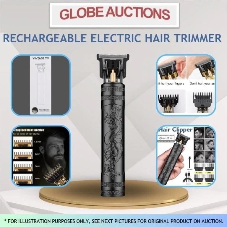 RECHARGEABLE ELECTRIC HAIR TRIMMER