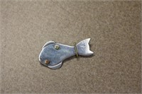 Sterling Cat Brooch