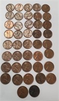 (42) 1962 Pennies 26-D, 16- No Mint Mark