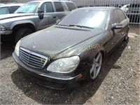 2005 Mercedes S-430 WDBNG83J35A456305 Black