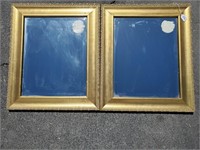 N- 2 Gold Framed Mirrors