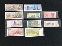 Unique Mix of Foreign Currency
