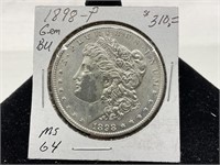 1898-P Morgan Silver Dollar