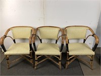Set of 3 Parisian Chairs