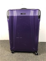 Purple hard shell suitcase