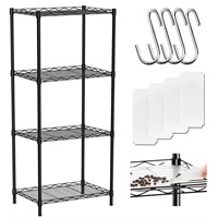 FUYVA 4 Tier Metal Shelves for Storage, wire shelv