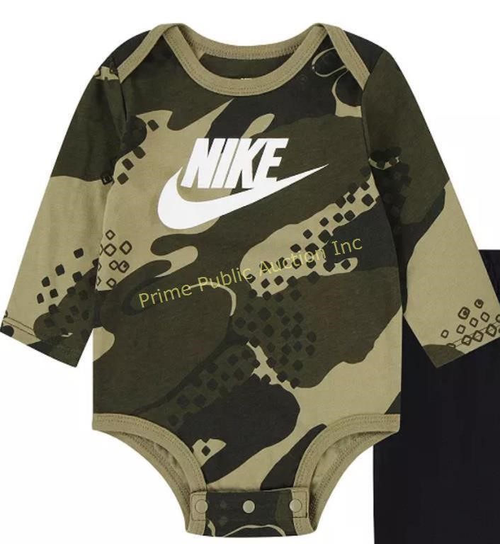 Baby Boy Nike Sportswear Club Camo Bodysuit