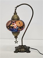 TURKISH MOSAIC SHADE TABLE LAMP - WORKS 16" TALL