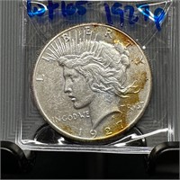 1927 - P Peace Silver $ Coin