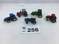 Lot of 5 - 1/64 Scale Misc Farm Tractors