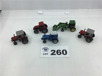 Lot of 5 - 1/64 Scale Misc Farm Tractors