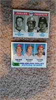 2 Lot 1982 Topps #231 Phillies Rookies Lot