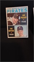 1964 Rookie Star Pirates Tom Butters, Bob Priddy