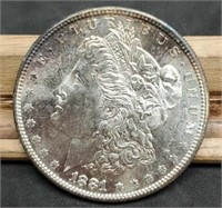 1881-S Morgan Silver Dollar, BU