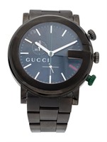 Gucci G-chrono 44mm Black Dial Pvd Watch