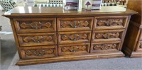 9 Drawer dresser, 72" long