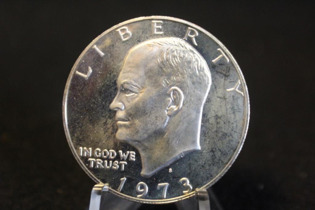 1973-S Uncirculated Eisenhower Silver Dollar