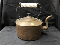 Primitive 19th Century Copper Teapot
