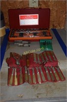 40 pc tap and die set, screw extractors, and