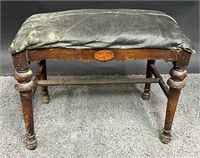 Antique Walnut Piano Bench