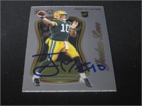 Jordan Love signed ROOKIE football card COA