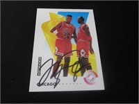 Michael Jordan signed basketball card COA