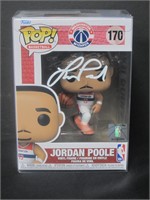 Jordan Poole signed Funko Pop COA