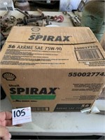 Box of Shell Spirax Axrme SAE 75W-90