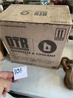 Box of OTR Antifreeze and Coolant