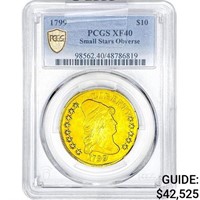 1799 $10 Gold Eagle PCGS XF40 Sm Stars OBV