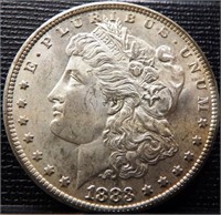1883-CC Carson City Morgan Dollar Coin