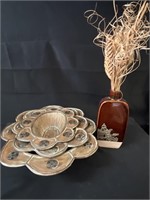 (2) Sets Of Wooden Nesting Baskets