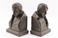 Napoleon Bust Book-Ends